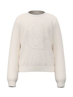 Guess Guess LS SWEATER CREAM WHITE - J6BR22_Z1356