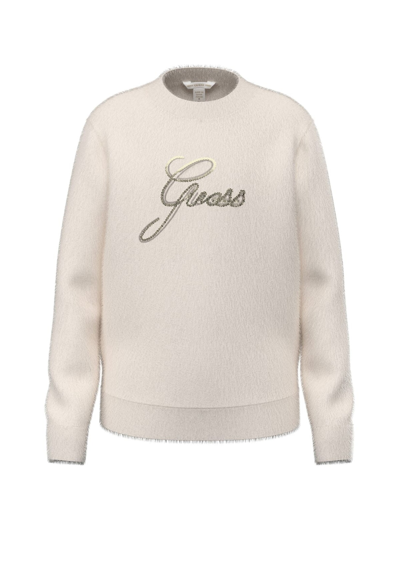 Guess Guess LS SWEATER CREAM WHITE - J6BR03_Z1335