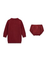 Guess Guess LS SWEATER DRESS + PANTY BEET JUICE RED - A6BK06_Z1316