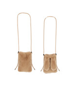 NoNo NoNo Bunny Soft Fur Bag N608-5906 Sand Blush