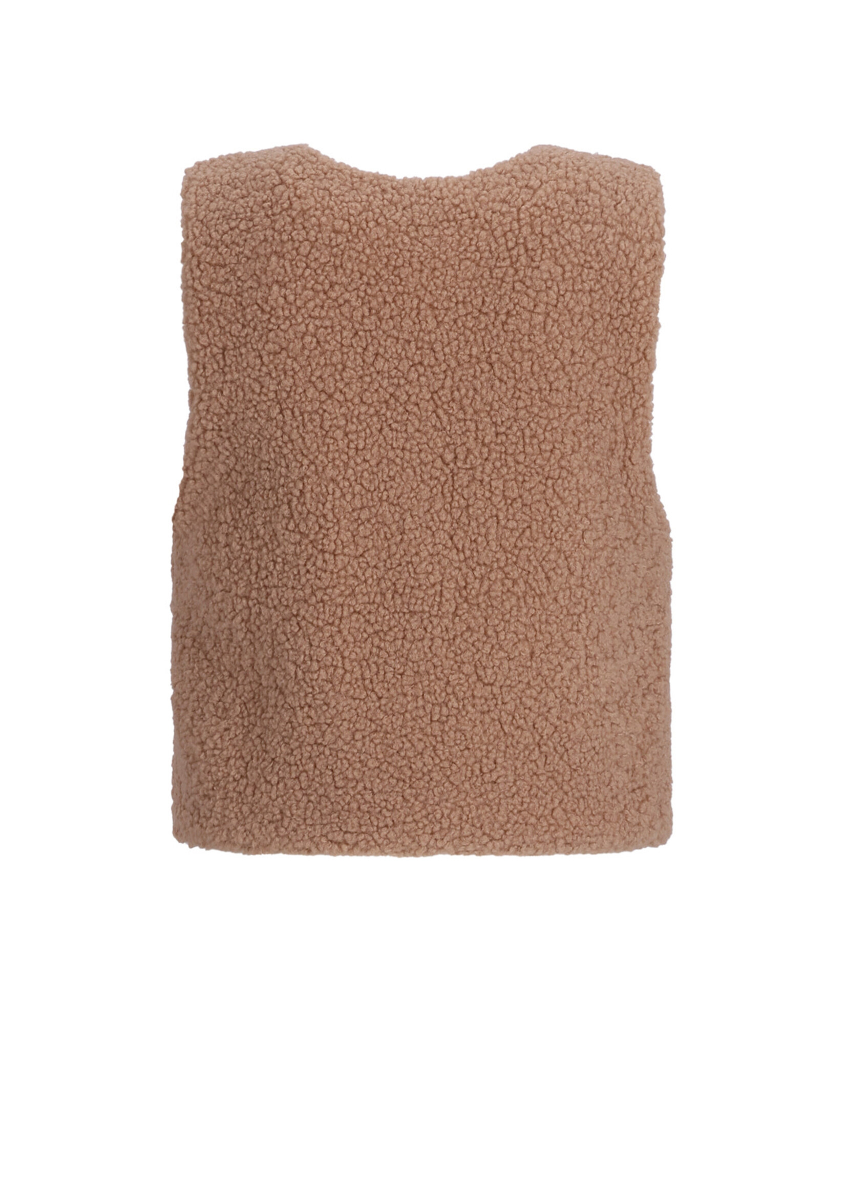 NoNo NoNo Kadi embroidered gilet N608-5310 Taupe