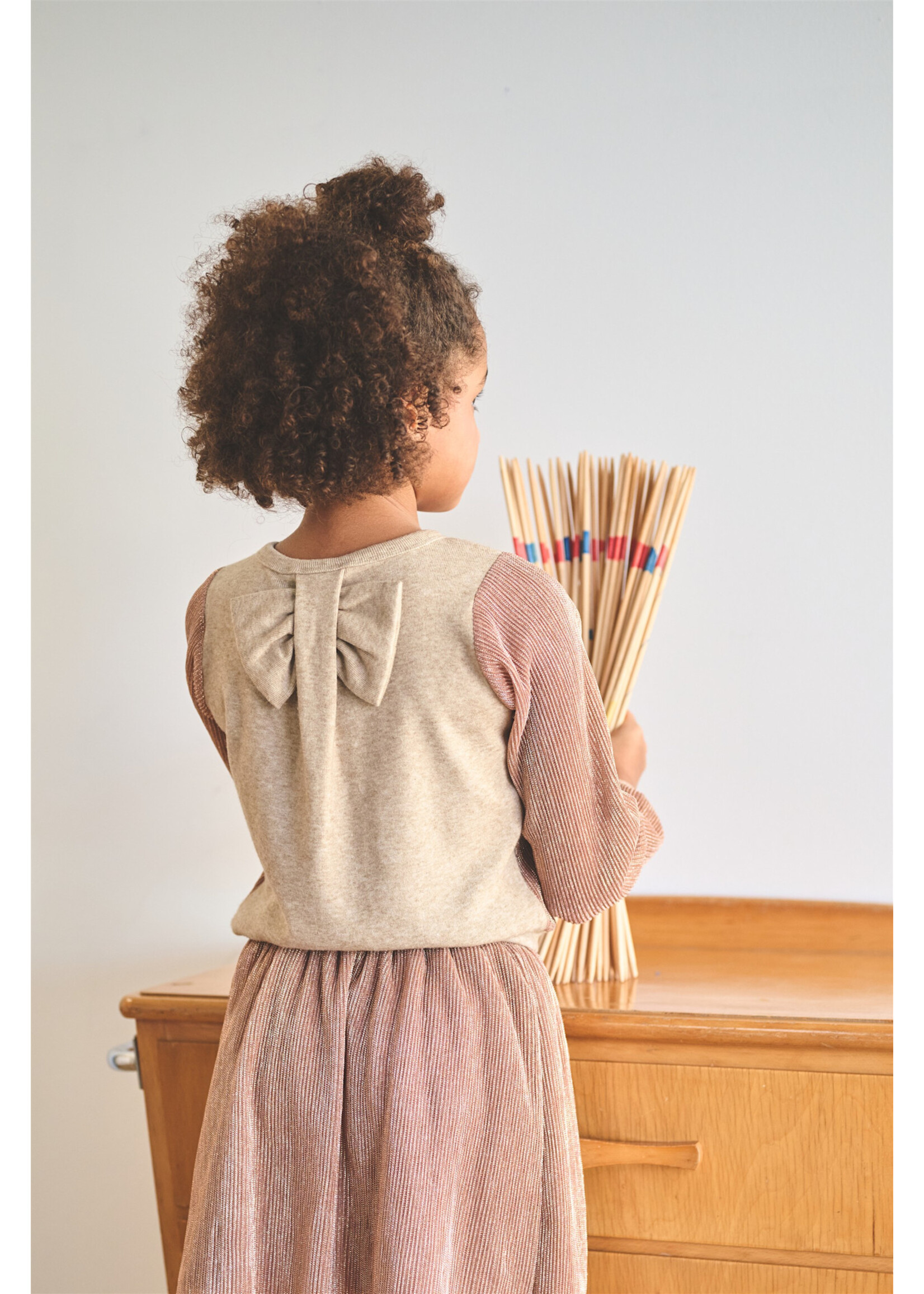 NoNo NoNo Tammy Plissee Bouse N608-5104 Sand Blush