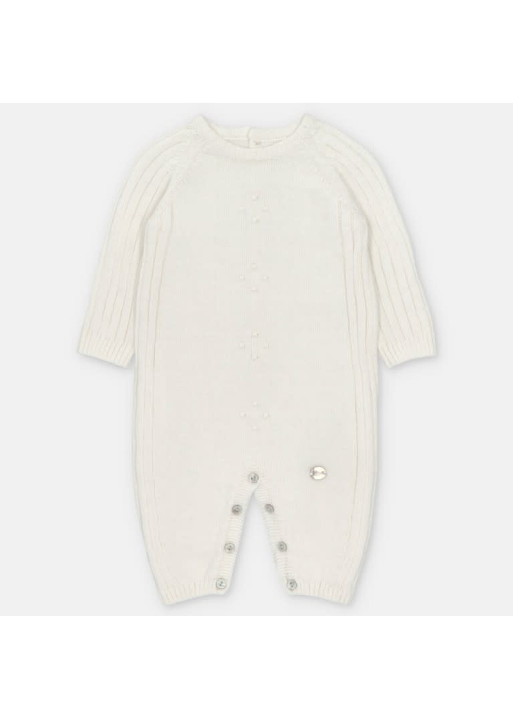 Martin Aranda Martin Aranda LONG ROMPER FOOTLESS KNIT UNISEX AMIEVA Blanco roto - 003-10320