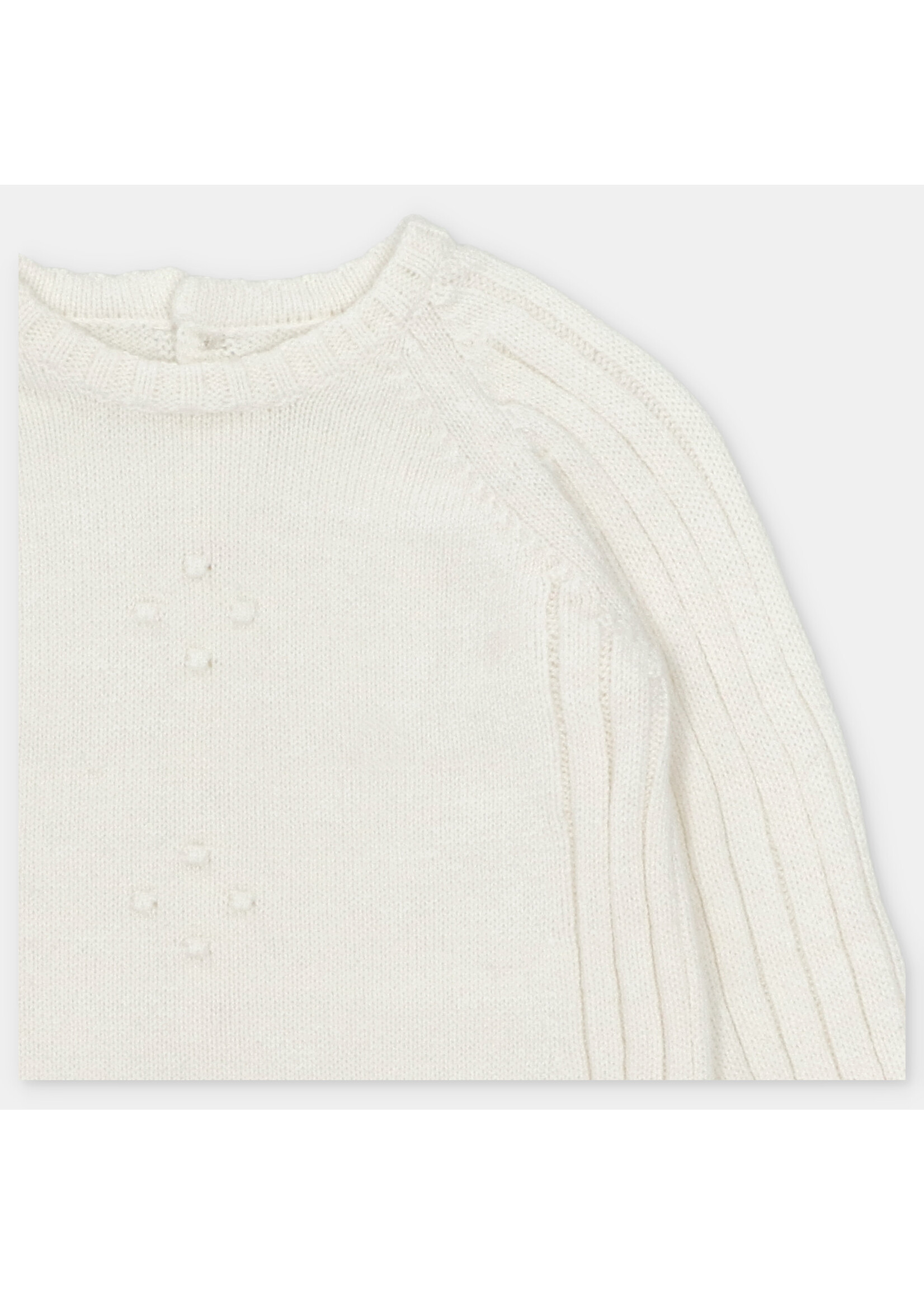 Martin Aranda Martin Aranda LONG ROMPER FOOTLESS KNIT UNISEX AMIEVA Blanco roto - 003-10320