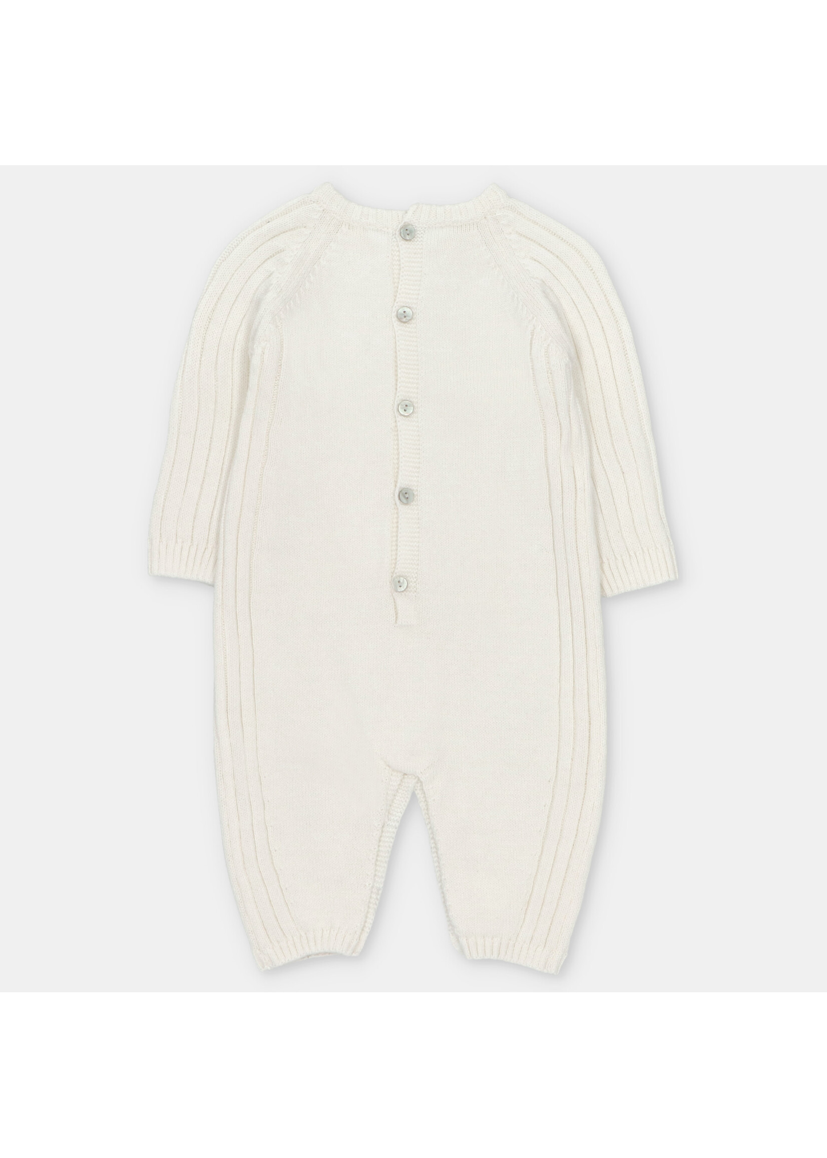 Martin Aranda Martin Aranda LONG ROMPER FOOTLESS KNIT UNISEX AMIEVA Blanco roto - 003-10320