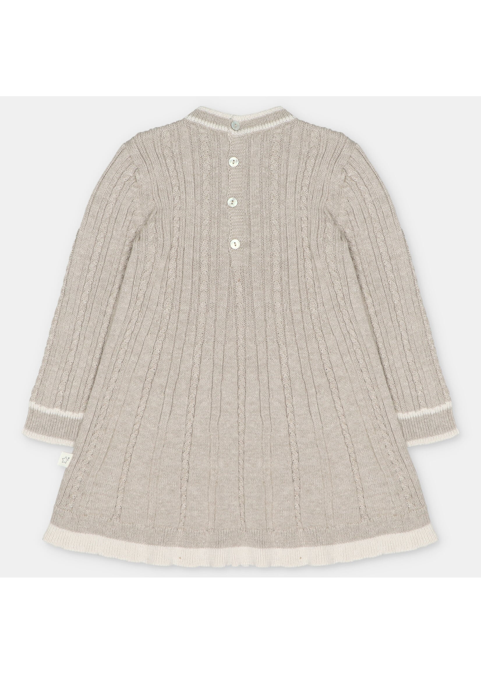Martin Aranda Martin Aranda DRESS KNIT GIRL CARAVIA Blanco roto - 047-10323
