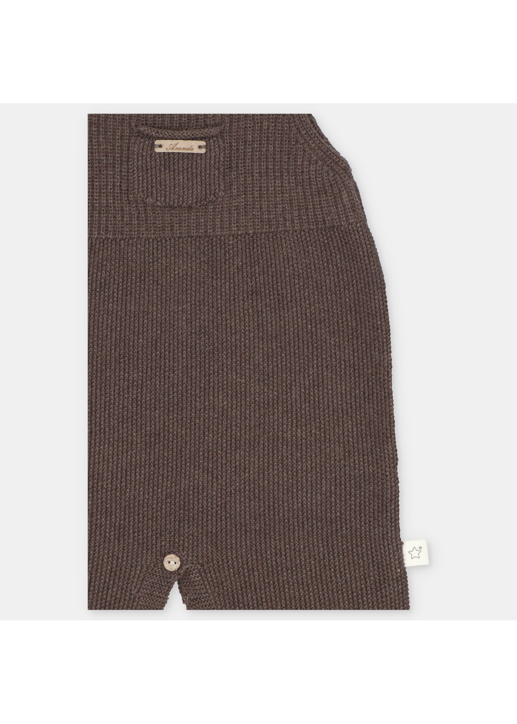 Martin Aranda Martin Aranda OVERALL KNIT UNISEX SIERO Marrón chocolate - 016-10329