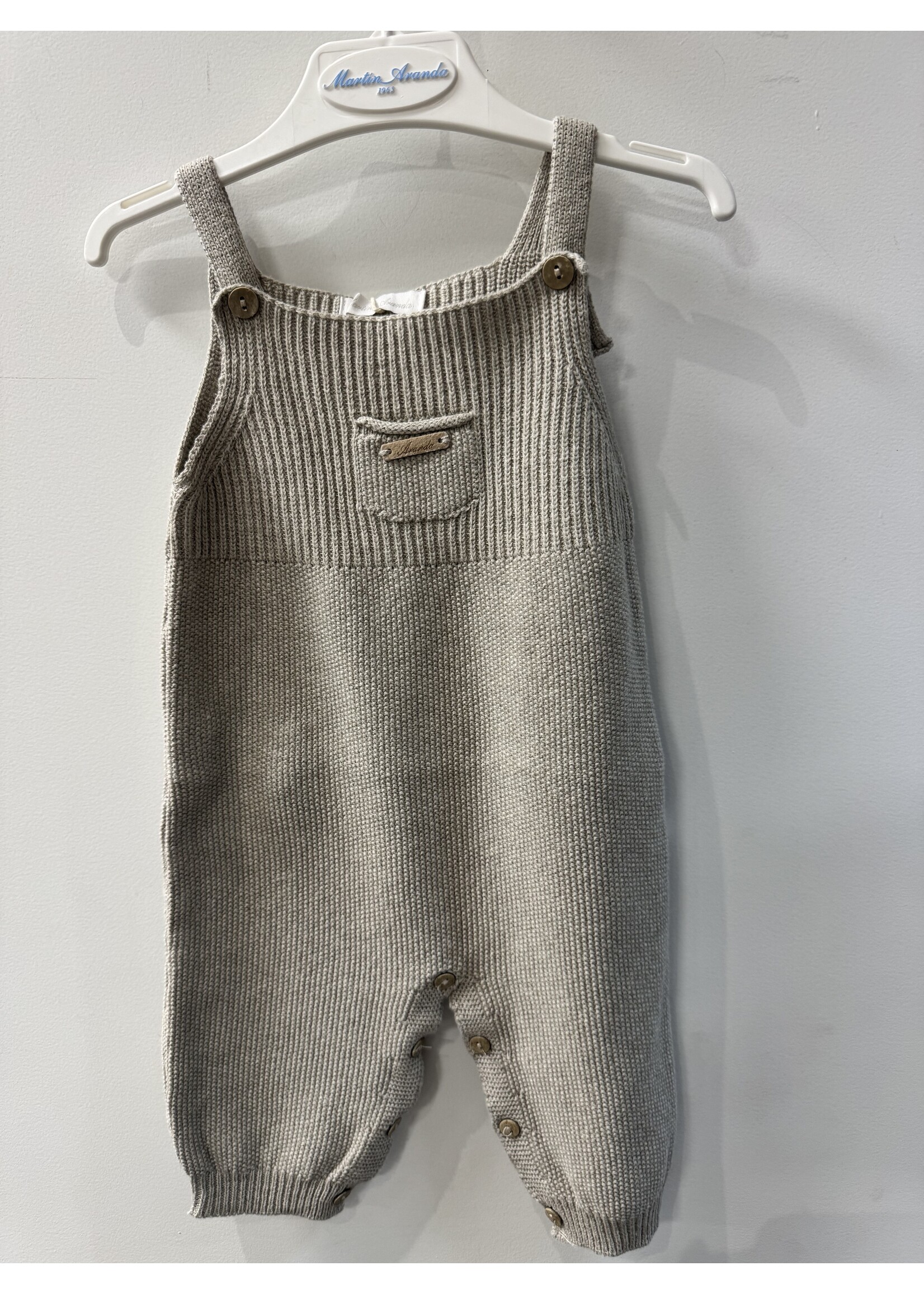 Martin Aranda Martin Aranda OVERALL KNIT UNISEX SIERO Marrón tostado - 016-10329