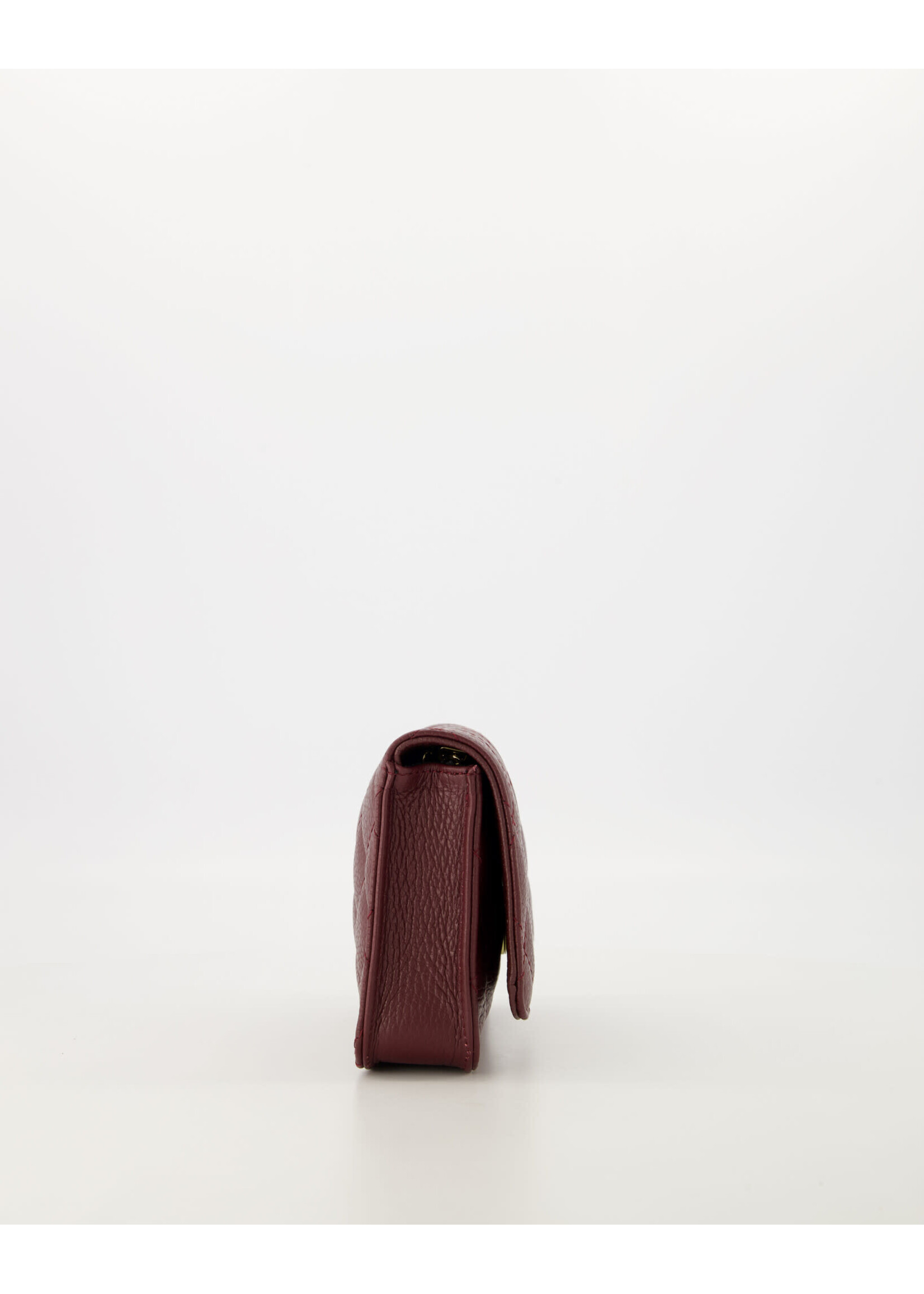 Tasje  Teatro bordeau leer L19 x W6 x H13 cm
