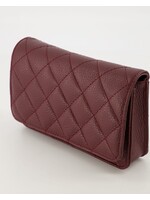 Tasje  Teatro bordeau leer L19 x W6 x H13 cm