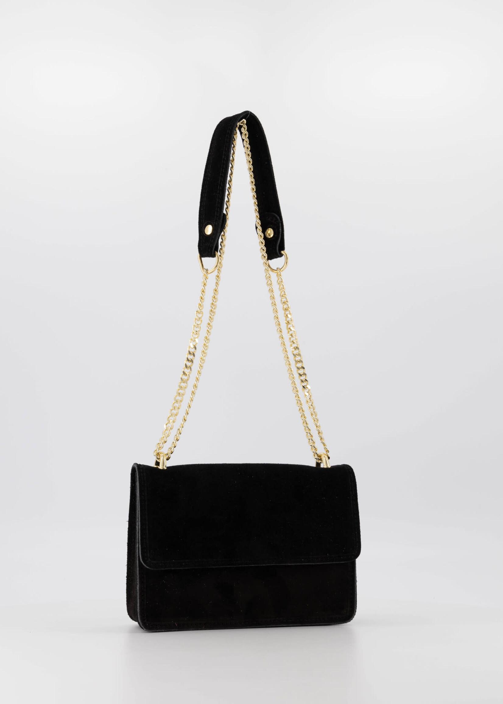 Tasje  Teatro suede zwart