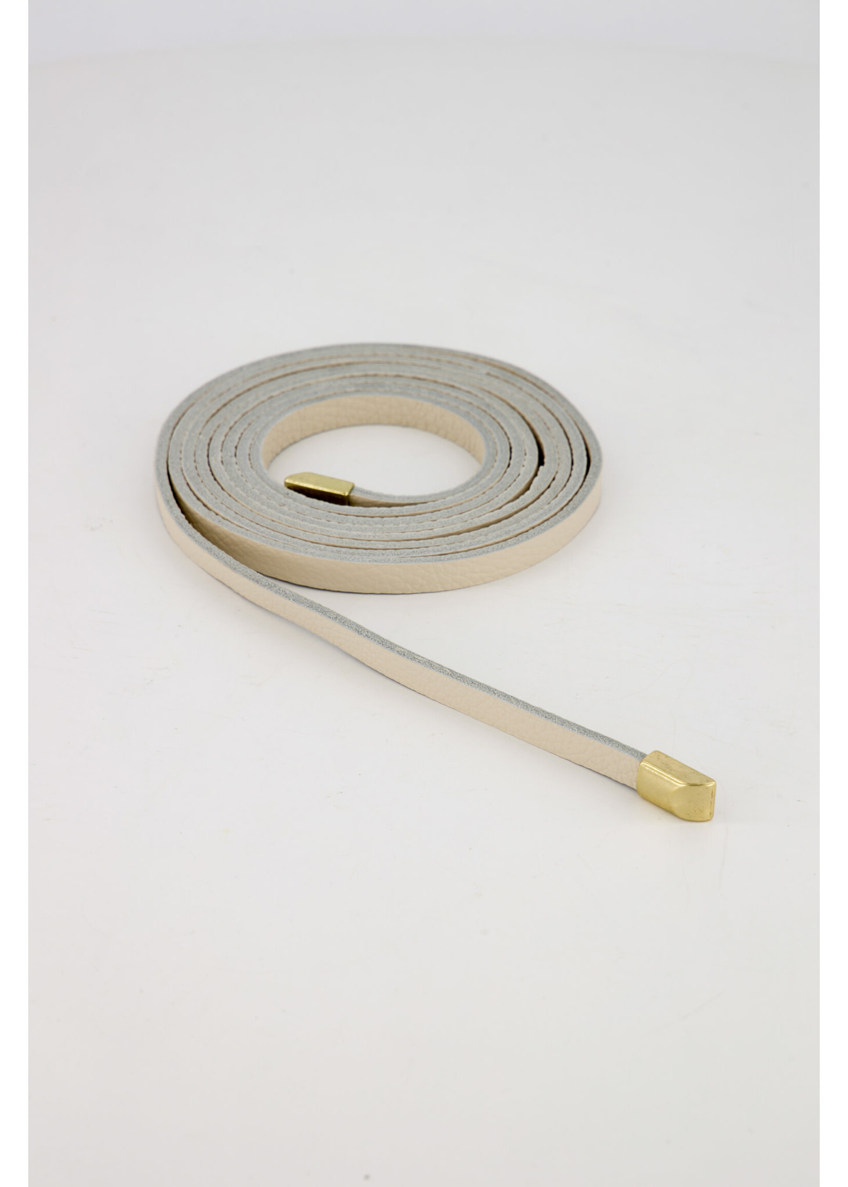 Teatro leren  wikkelriem beige