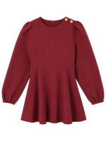 Nik&Nik Nik&Nik Eliza Dress Deep Burgundy G 5-693 2605