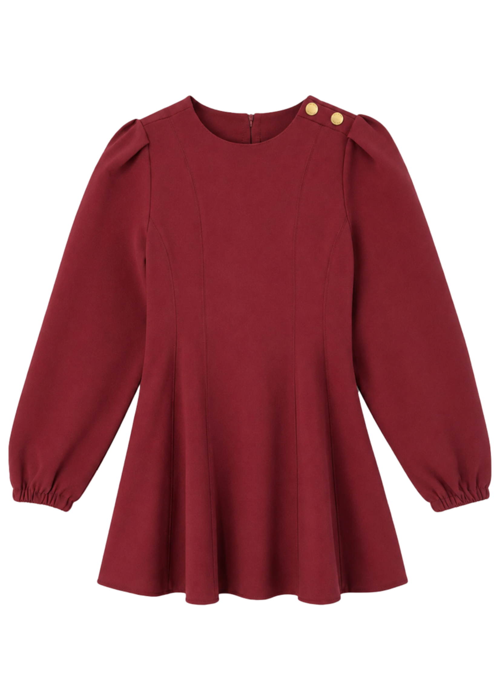 Nik&Nik Nik&Nik Eliza Dress Deep Burgundy G 5-693 2605