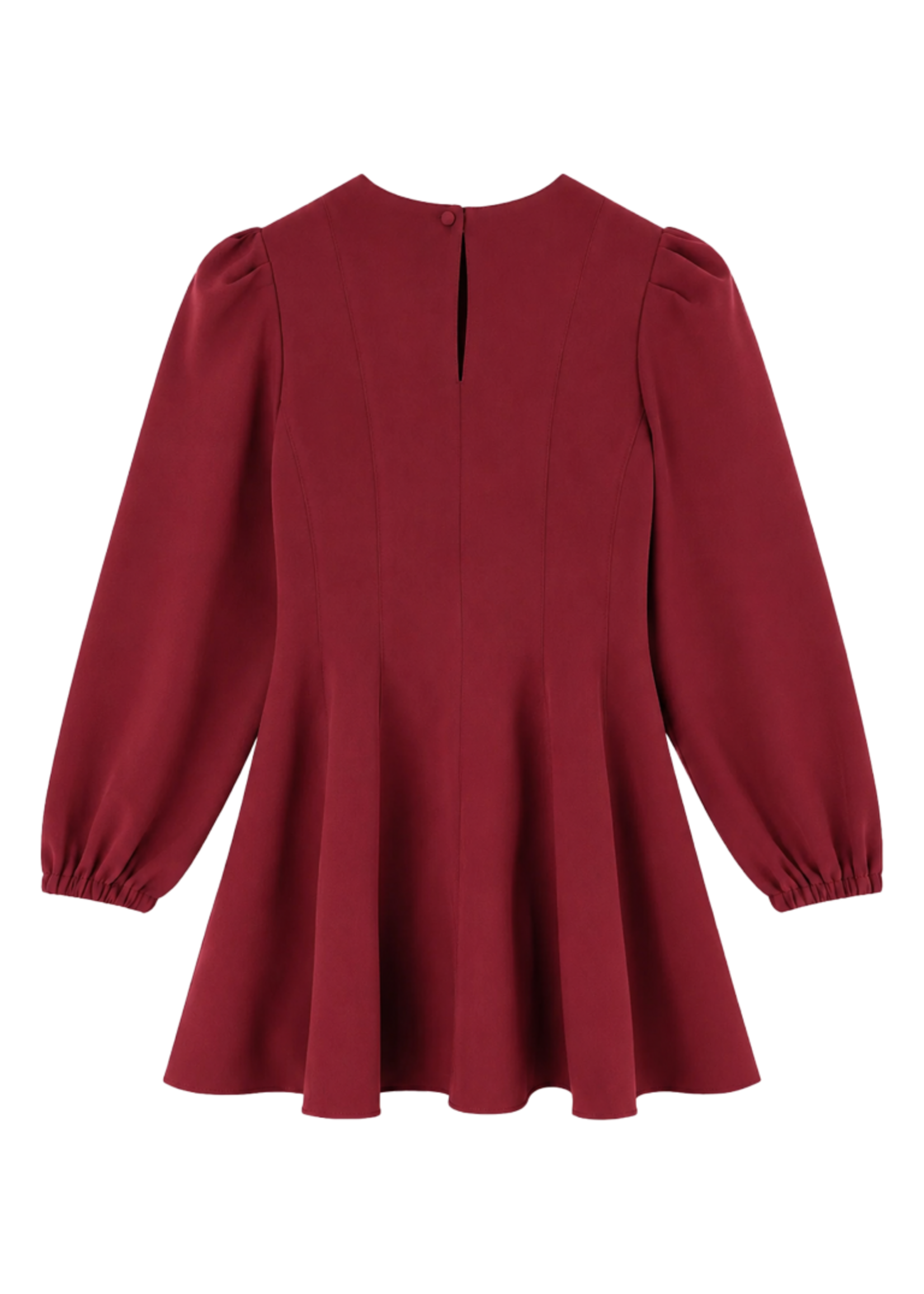 Nik&Nik Nik&Nik Eliza Dress Deep Burgundy G 5-693 2605