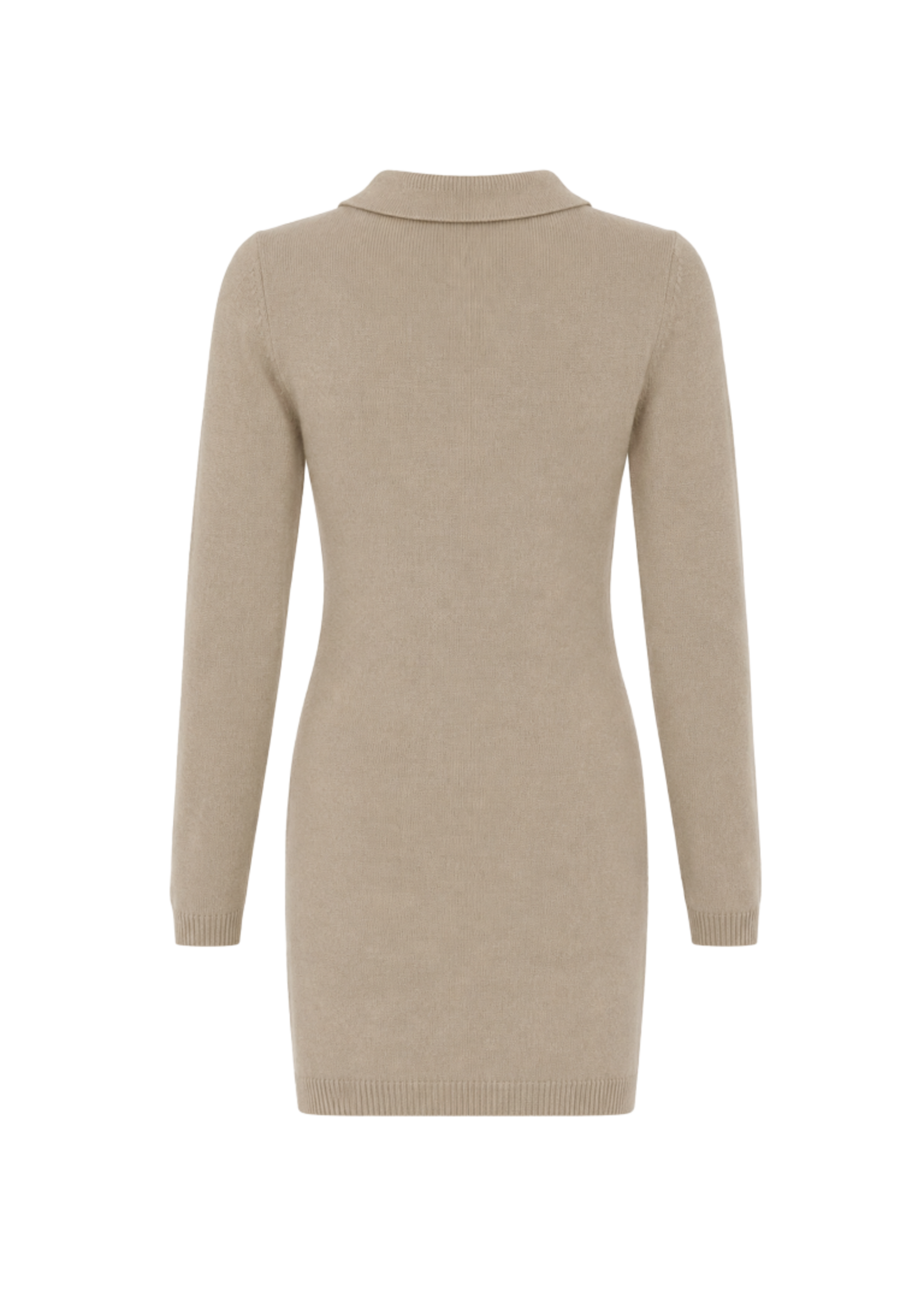 Nik&Nik Nik&Nik Joan Polo Dress Sand G 7-333 2605