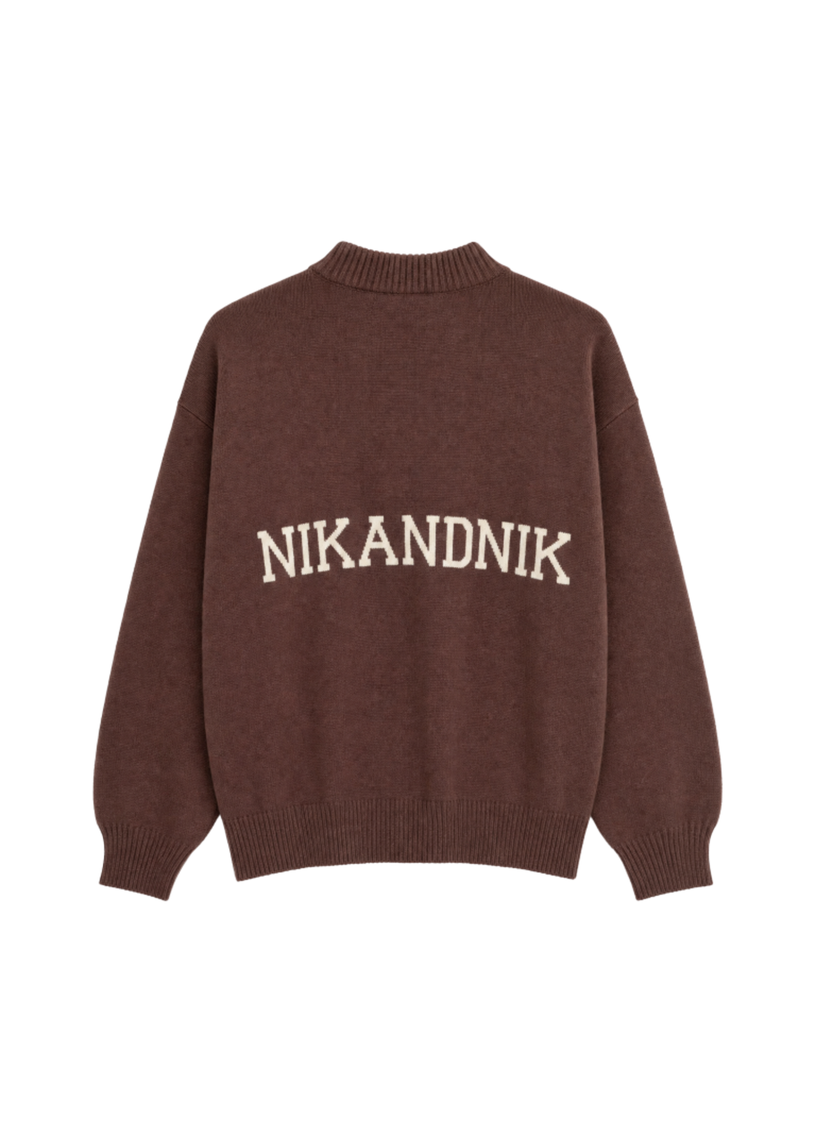 Nik&Nik Nik&Nik Liset Pullover Dark Chocolate G 7-350 2605