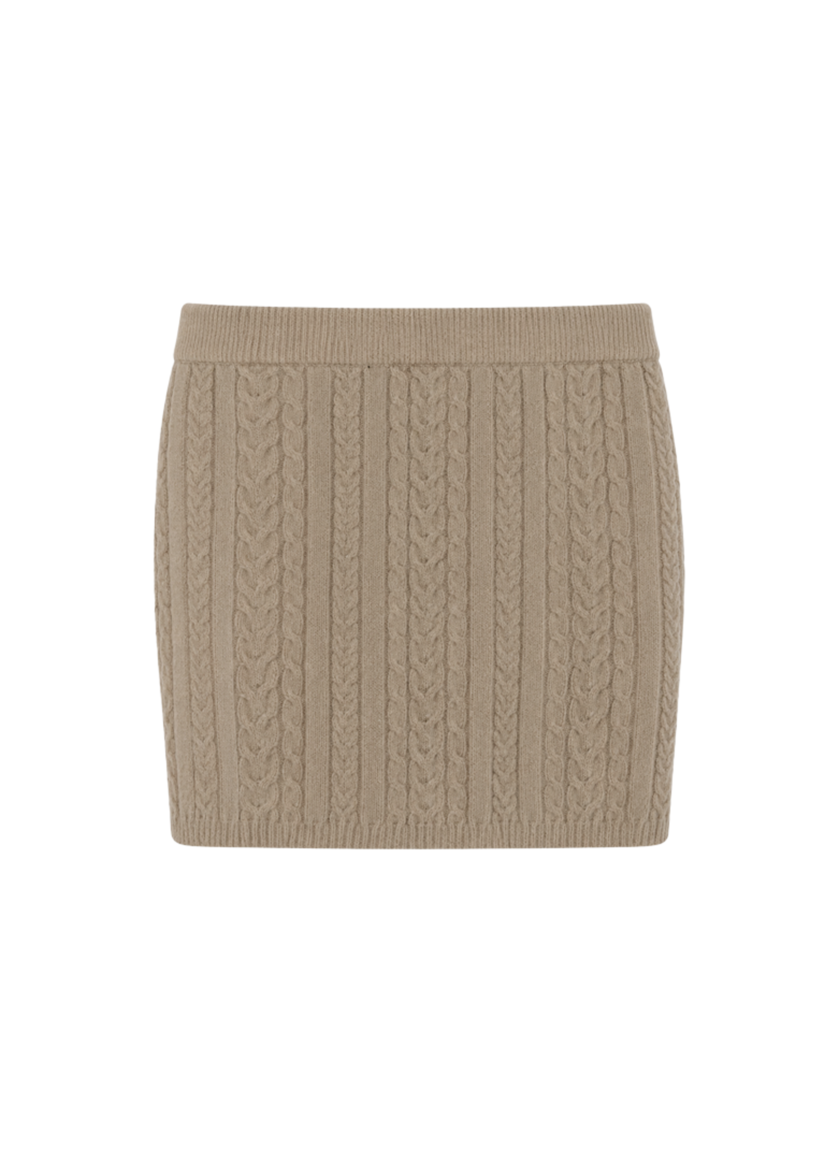 Nik&Nik Nik&Nik Maeve Cable Skirt Sand G 7-387 2605