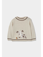 Boboli Boboli Knitwear pullover for baby boy -BCI crème 804192B