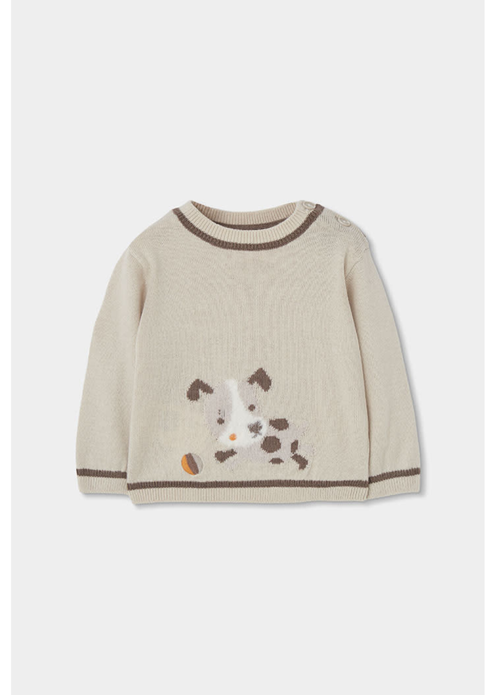 Boboli Boboli Knitwear pullover for baby boy -BCI crème 804192B