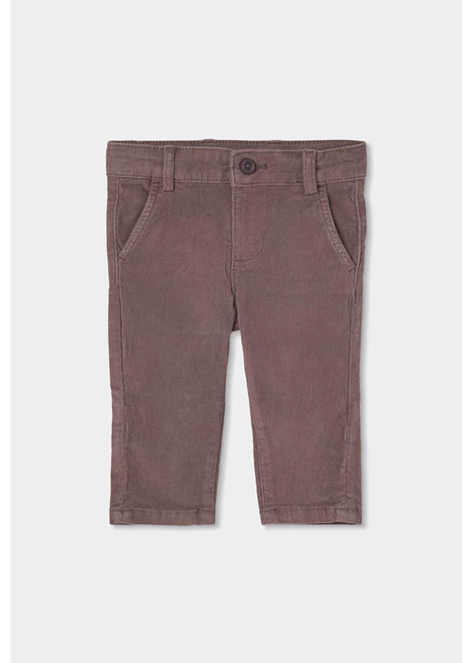 Boboli Boboli Microcorduroy trousers for boy -BCI taupe 814025