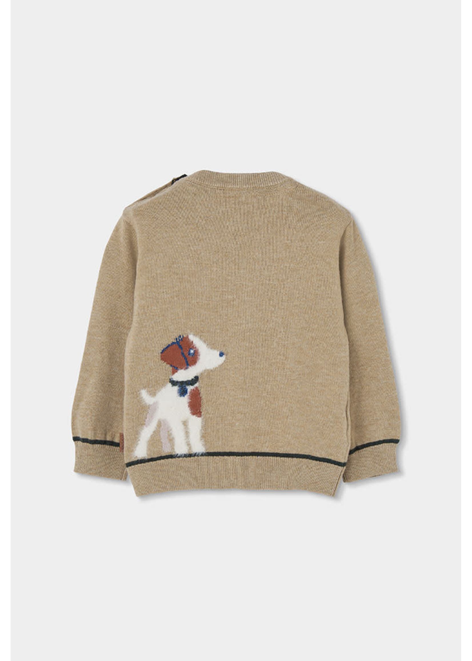 Boboli Boboli Knitwear pullover for boy -BCI beige 824004
