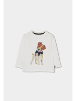 Boboli Boboli Knit t-Shirt for boy -BCI off white 824059