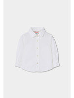 Boboli Boboli Oxford long sleeves shirt for boy -BCI white 864008