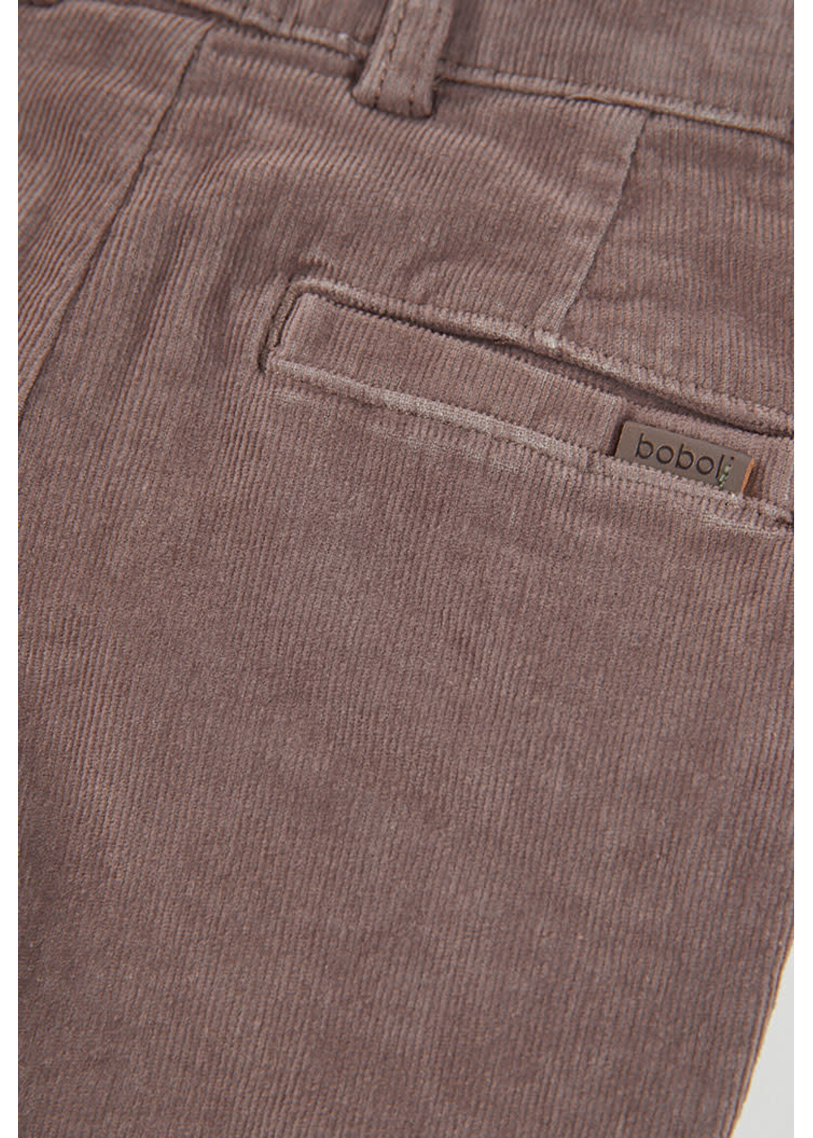 Boboli Boboli Microcorduroy trousers for boy -BCI taupe 814025B