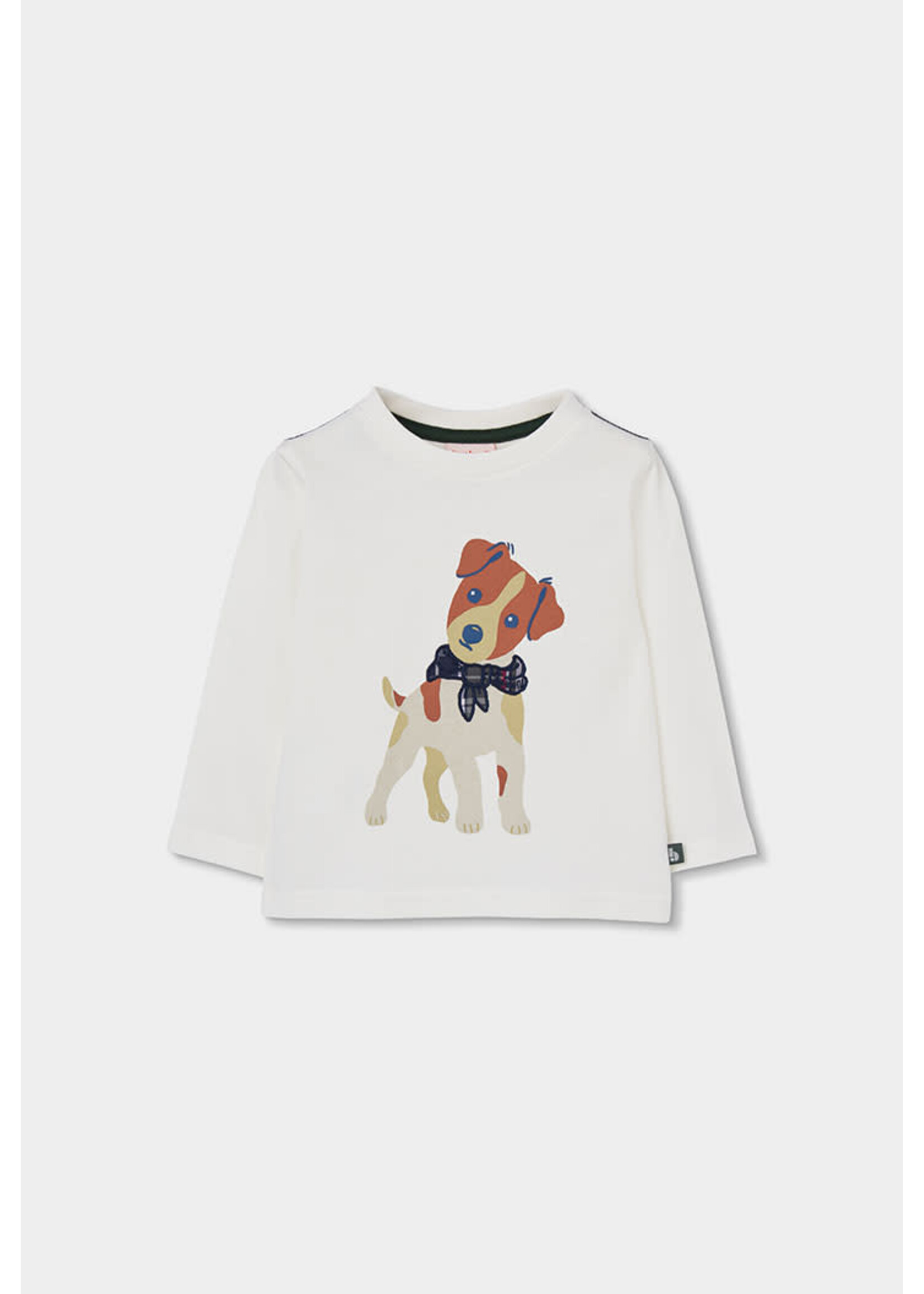 Boboli Boboli Knit t-Shirt for boy -BCI off white 824059B