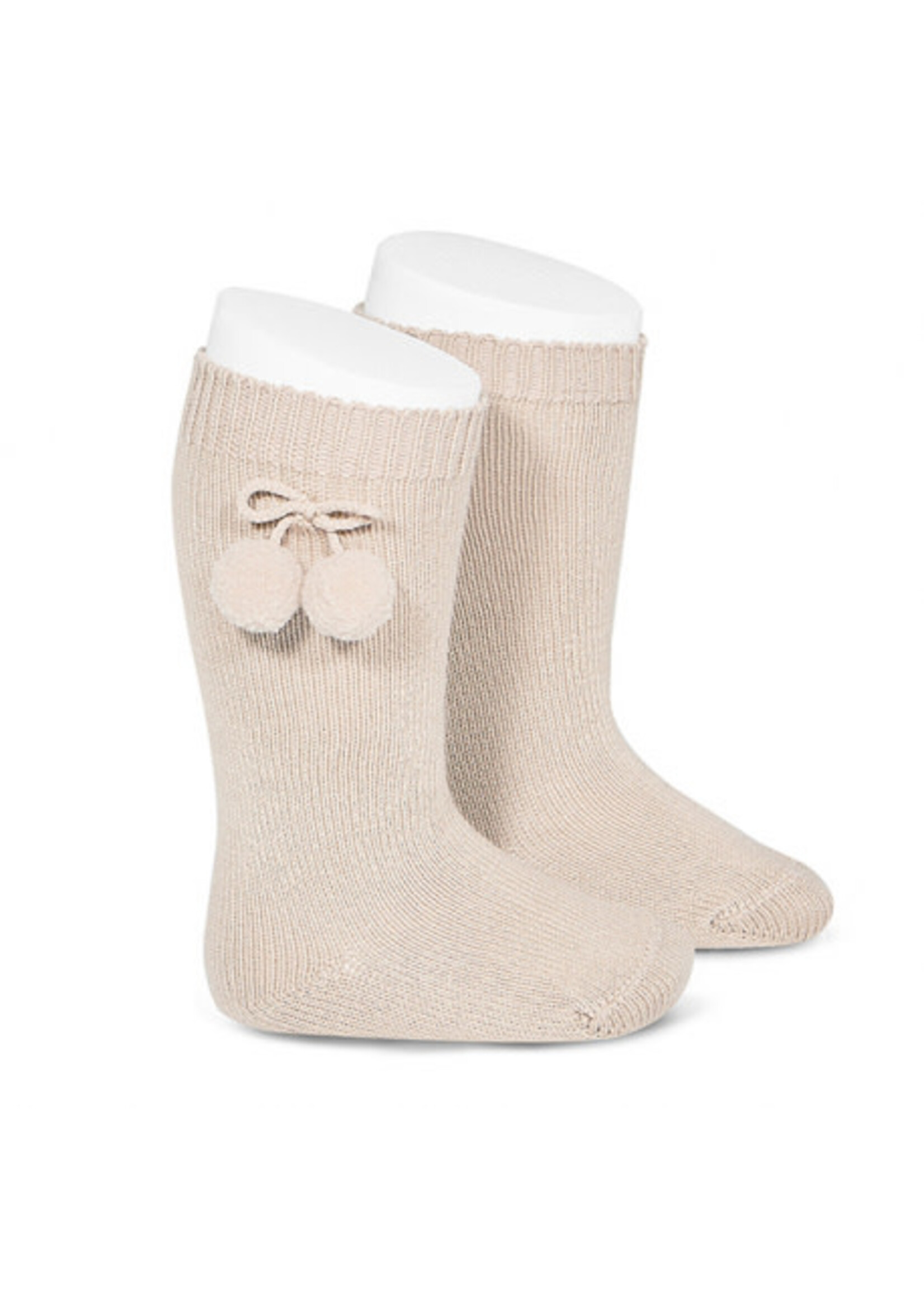 Condor Condor Kniekousen  beige 310 met pompoen