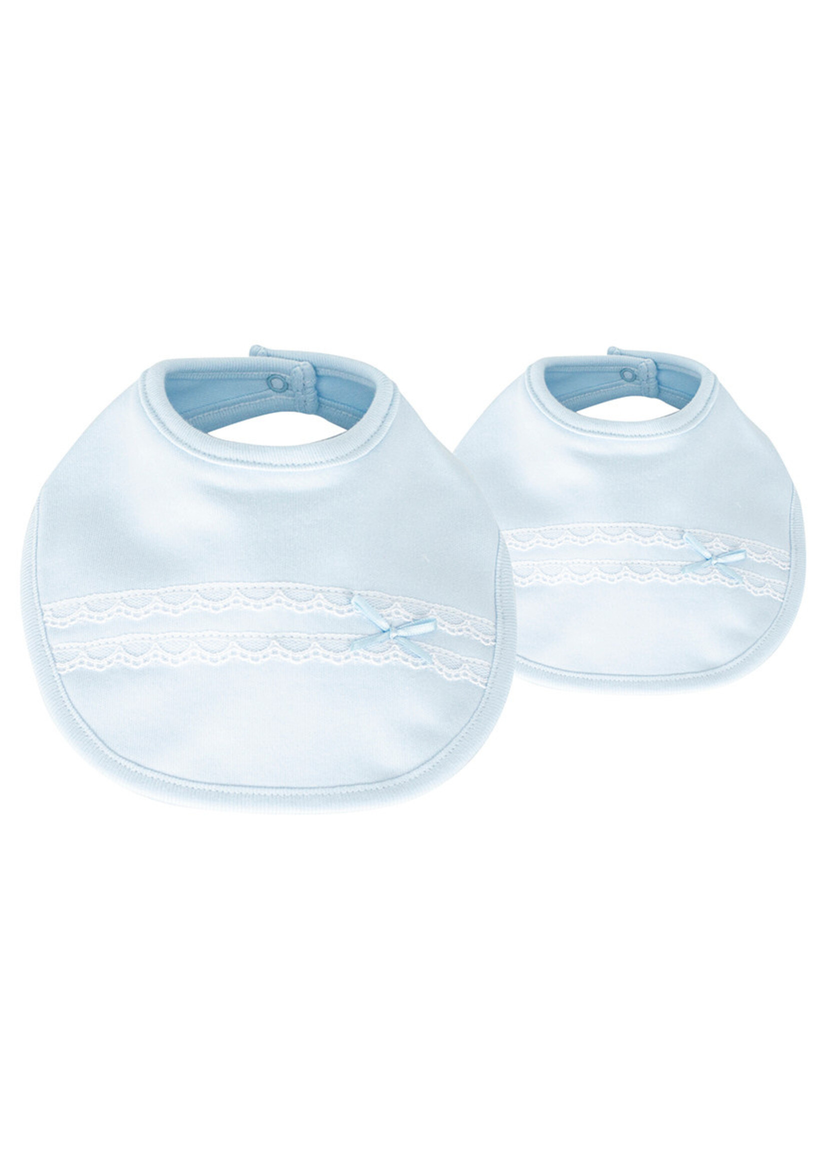 Calamaro Calamaro C Pack 2 baberos puntilla Celeste - 74021