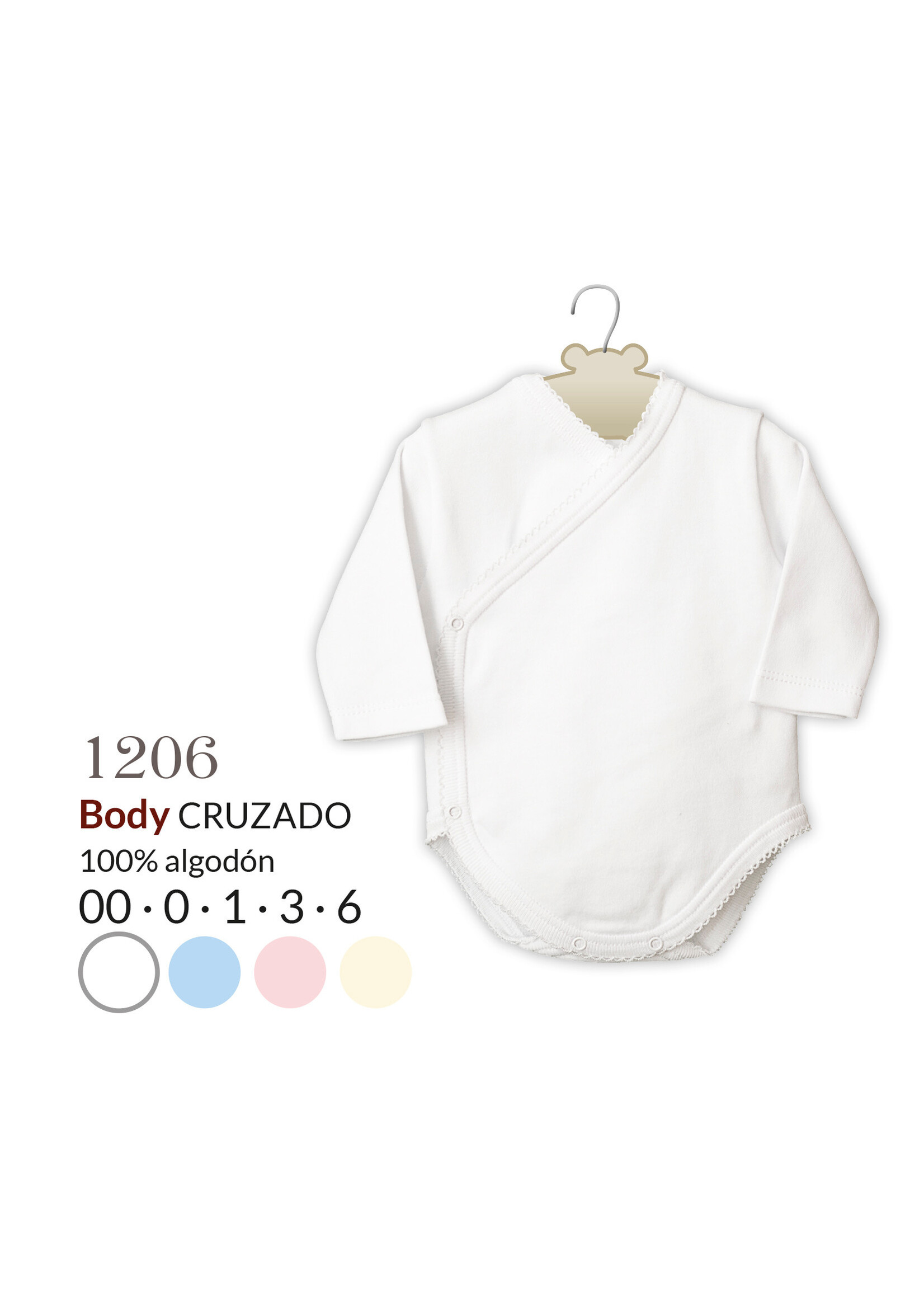 Calamaro Calamaro I Body cruzado m/l Térmico Blanco - 01206