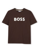 Boss Boss T-SHIRT KORTE MOUWEN J52711 BRUIN