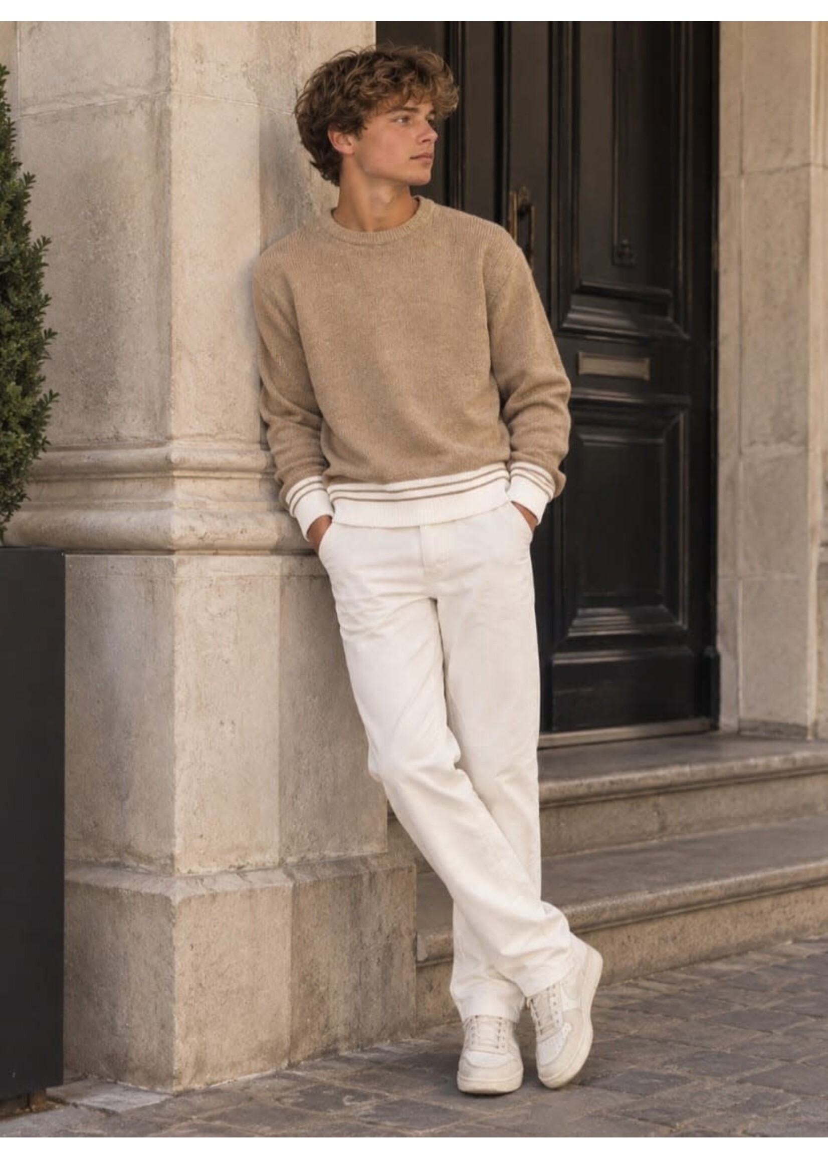 Emanuel Pris Emanuel Pris PANTALONE BUSTINO PROLUNGATO OFF WHITE EPT6306-8R