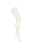 Condor Condor Maillots off white met  fluwelen strikken