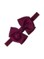 Siena Siena strik haarband bordeaux met strik