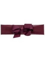 Siena Siena Haarband breed bordeaux met strik