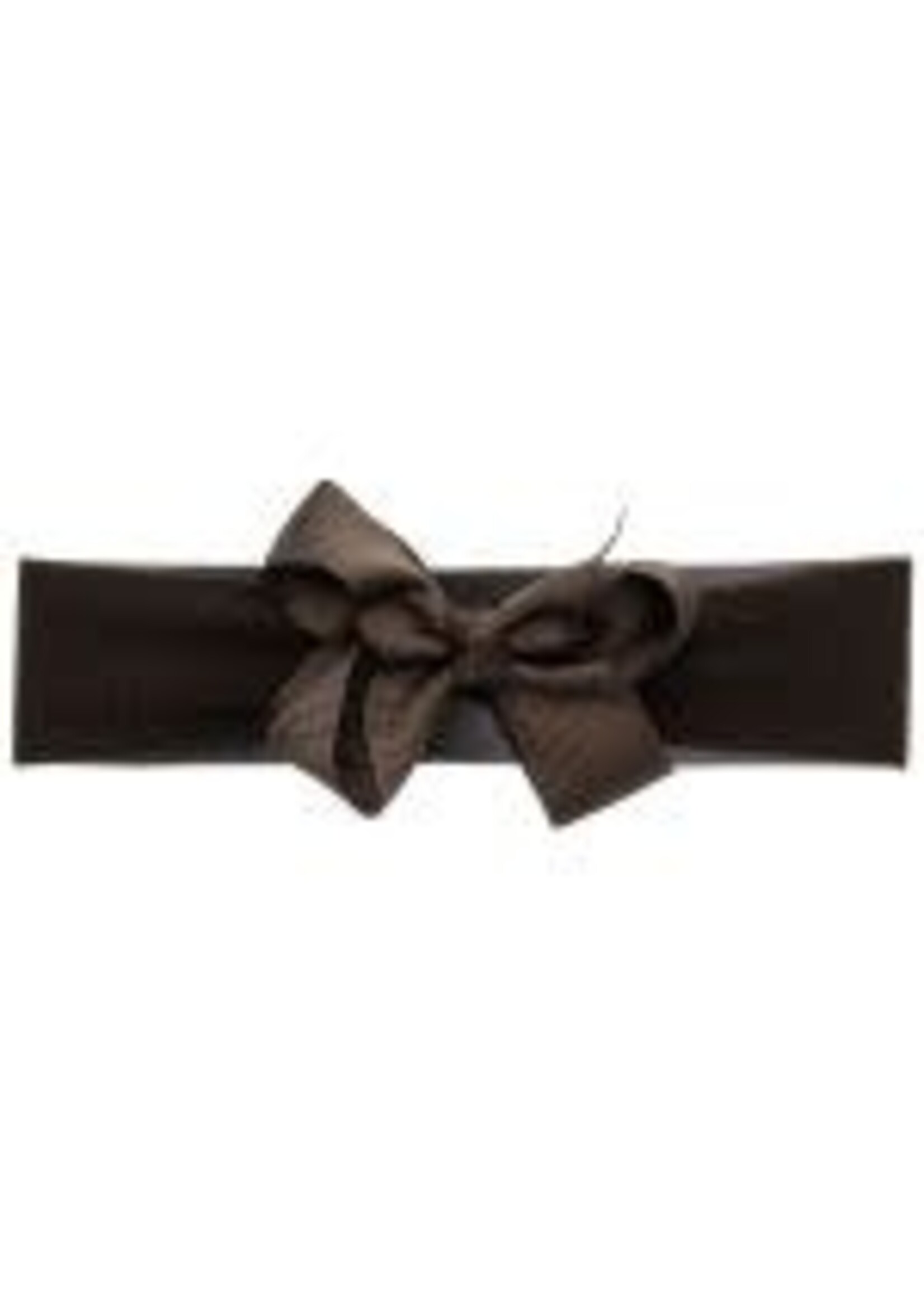 Siena Siena Haarband breed bruin met strik