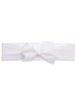 Siena Siena Haarband breed wit met strik