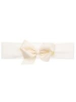 Siena Siena Haarband breed off white met strik