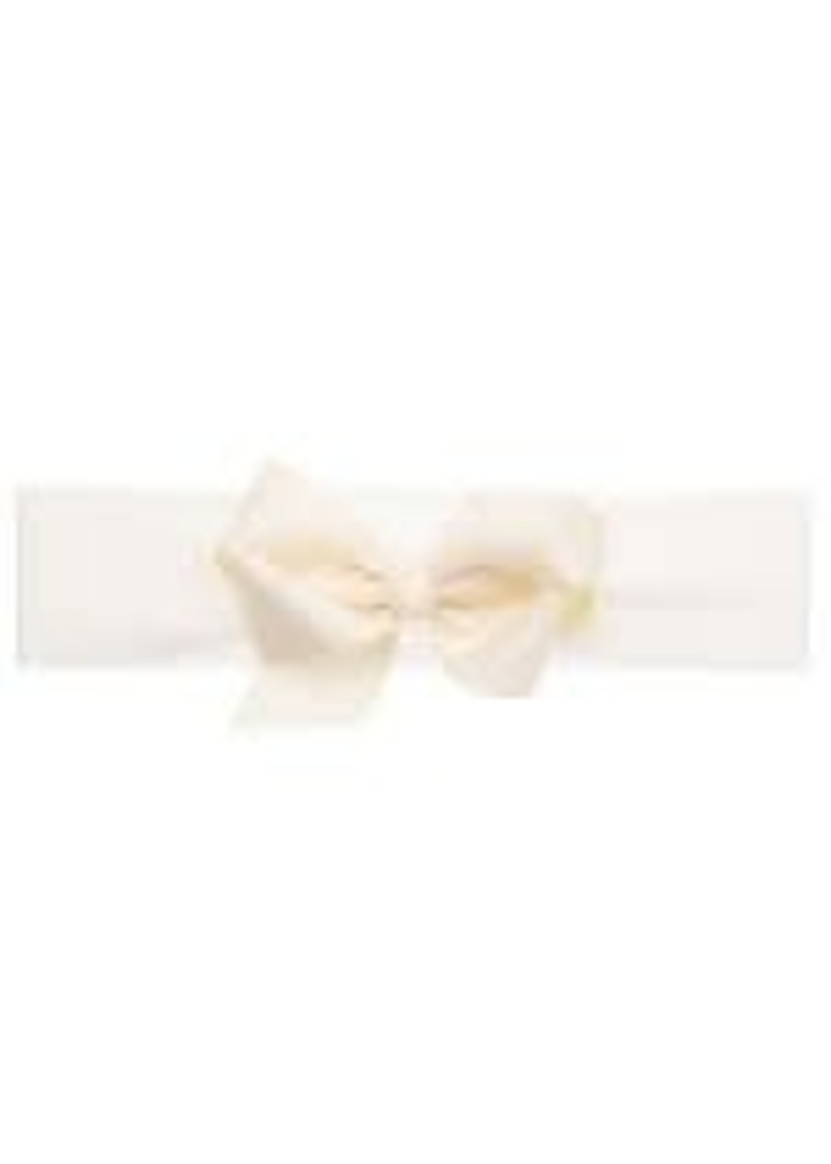 Siena Siena Haarband breed off white met strik