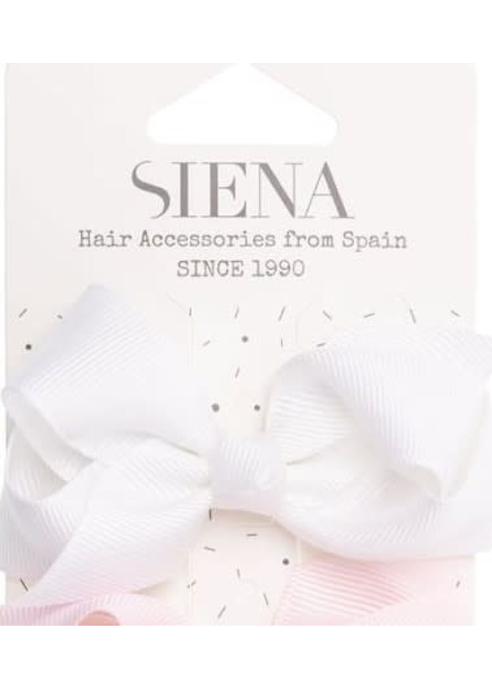 Siena Siena  strik satijn wit