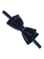 Siena Strik  velvet blauw  9 x 5 cm cm verstelbaar