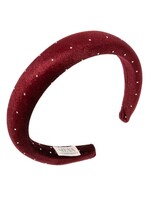 Siena haarband bordeaux velvet