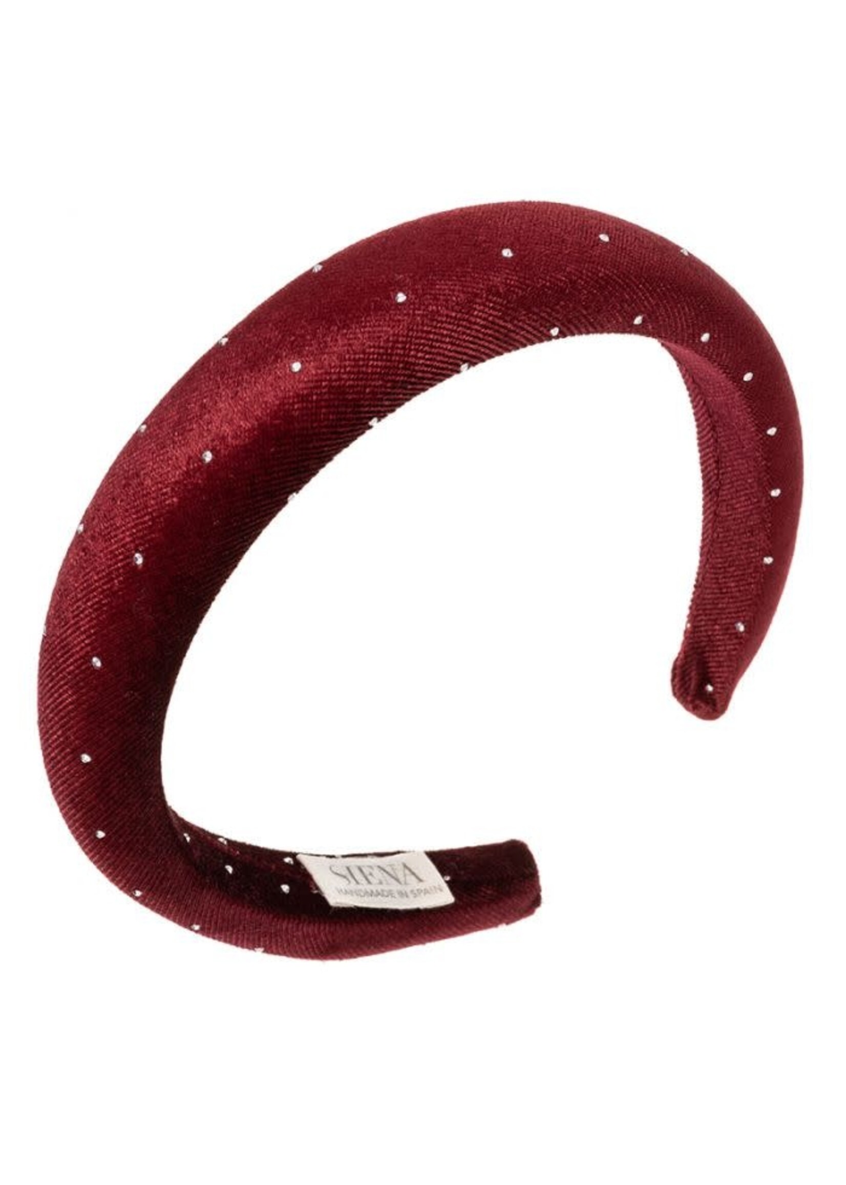 Siena haarband bordeaux velvet