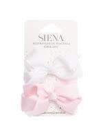 Siena Siena  strik satijn roze