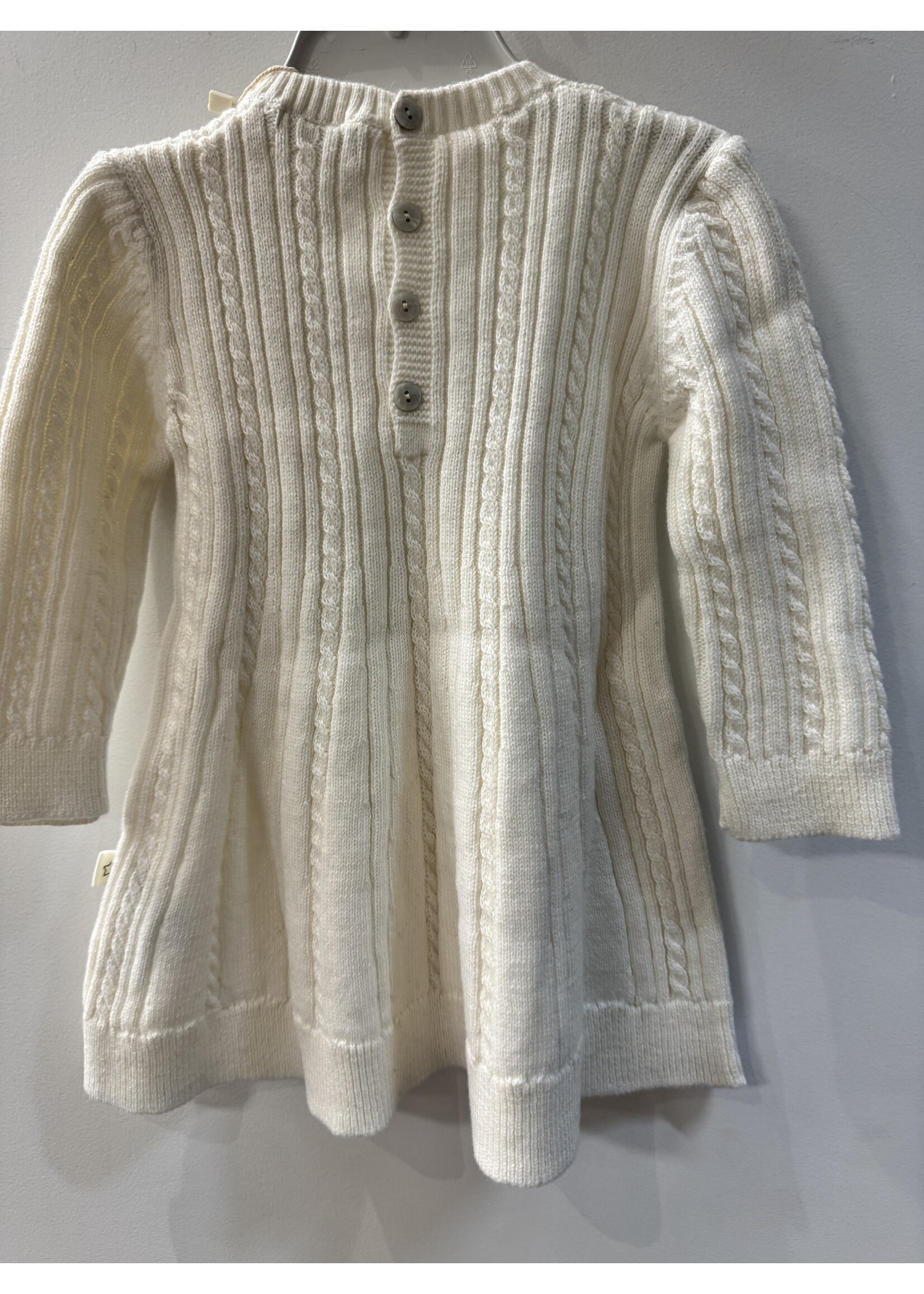 Martin Aranda Martin Aranda DRESS KNIT GIRL CARAVIA Blanco roto - 047-10323