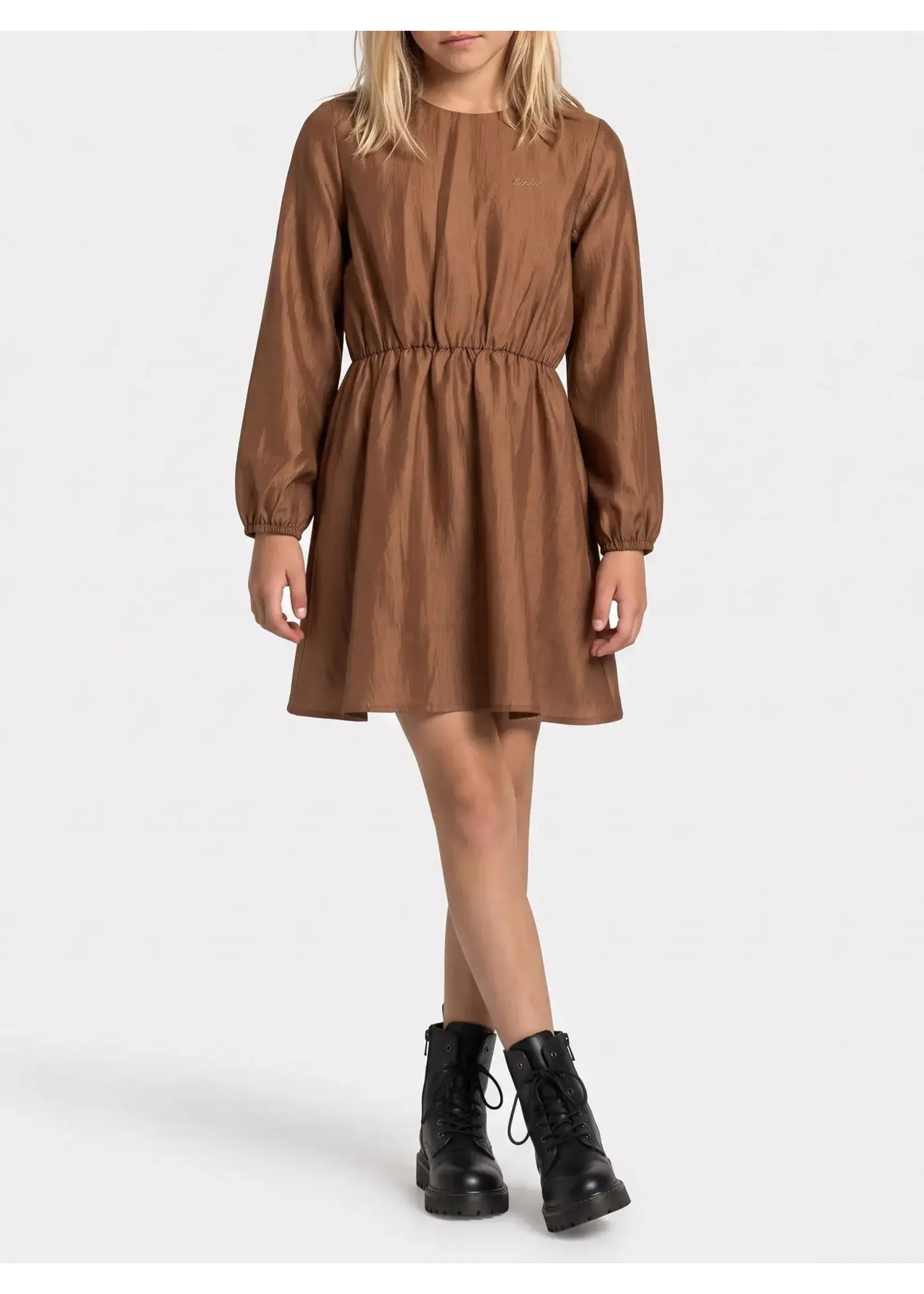 Nik&Nik Nik&Nik Feline Dress Brown Sugar G 5-516 2606