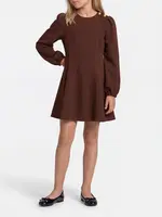 Nik&Nik Nik&Nik Eliza Dress Dark Chocolate G 5-693 2605